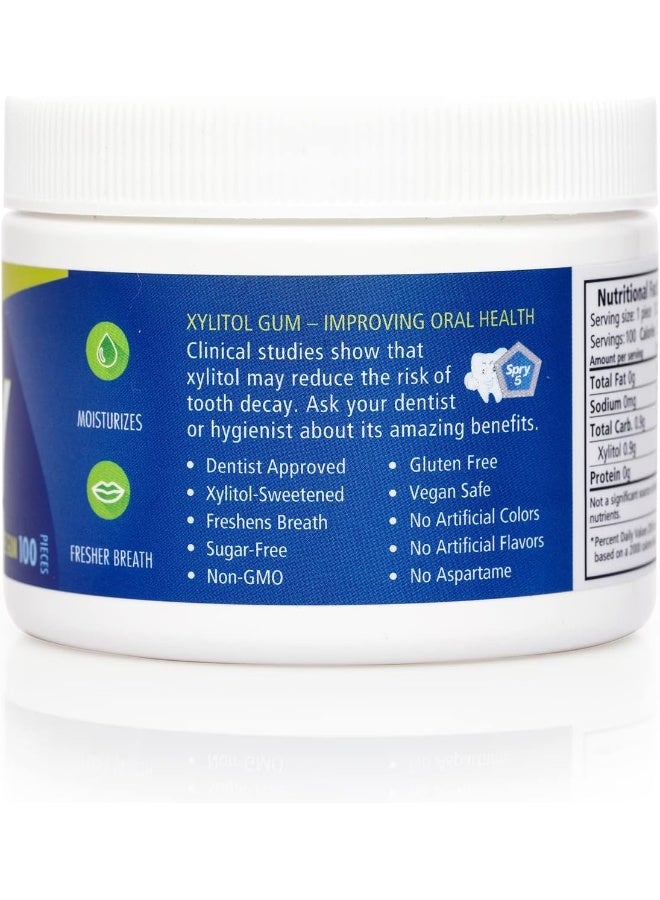 Spry Peppermint Sugar-Free Chewing Gum - Image 2